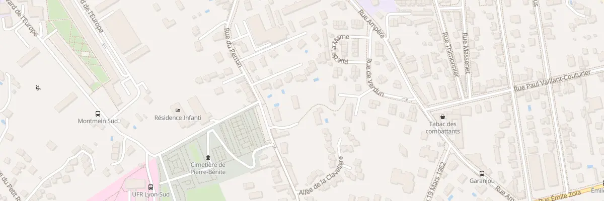 Plan du 13 All Gay-Lussac à Oullins-Pierre-Bénite