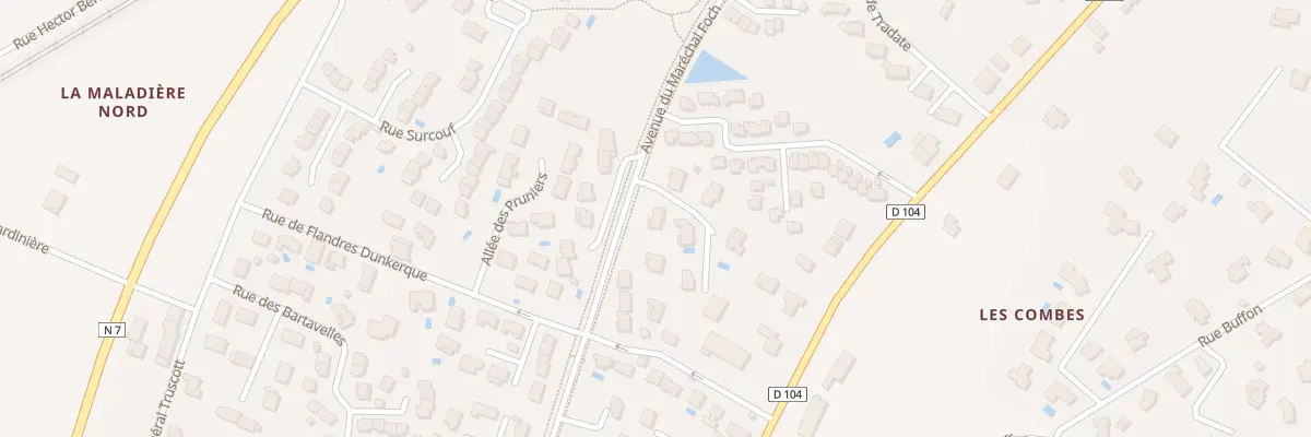 Plan du 2 Rue du souvenir francais à Loriol-sur-Drôme