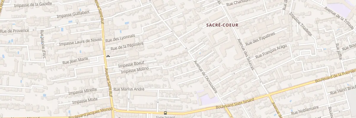 Plan du 3 Imp Saurel à Avignon