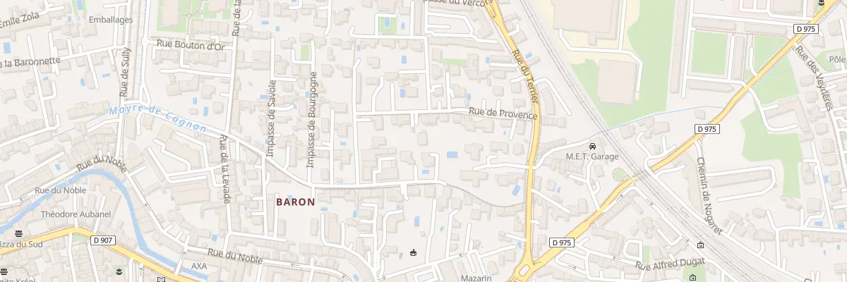Plan du 160 Rue de Provence à Orange