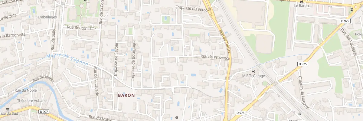 Plan du 166 Rue de Provence à Orange