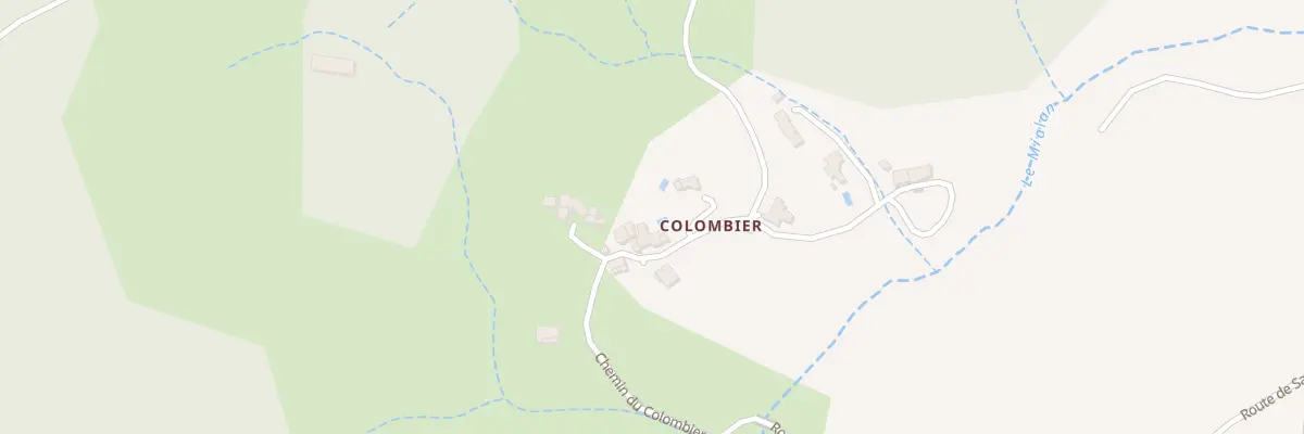 Plan du 5242 Colombier à Toulaud