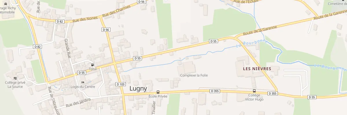 Plan du 172 Rue du Pont à Lugny