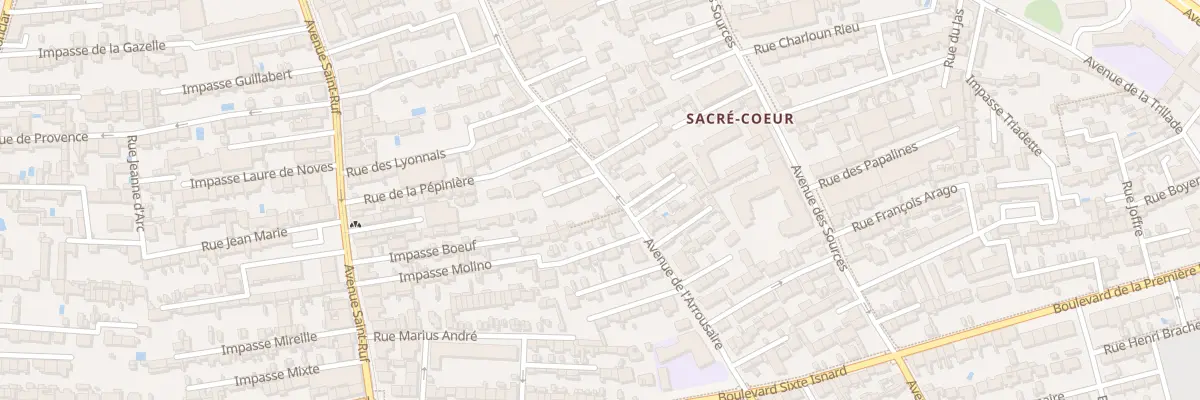 Plan du 34 Av de l’Arrousaire à Avignon