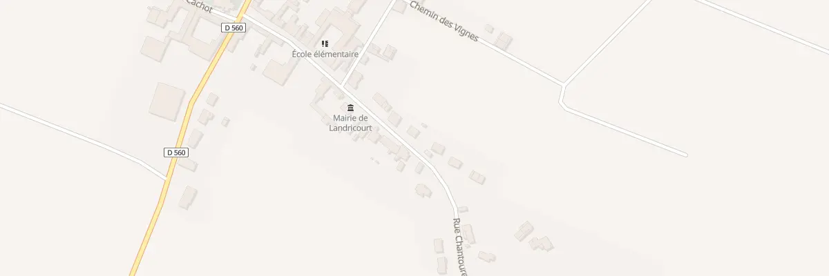 Plan du 19 Rue Chantourelle à Landricourt