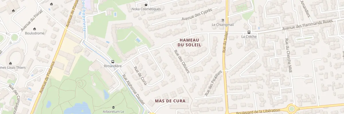 Plan du 6 Rue des Oliviers à Saint-Martin-de-Crau