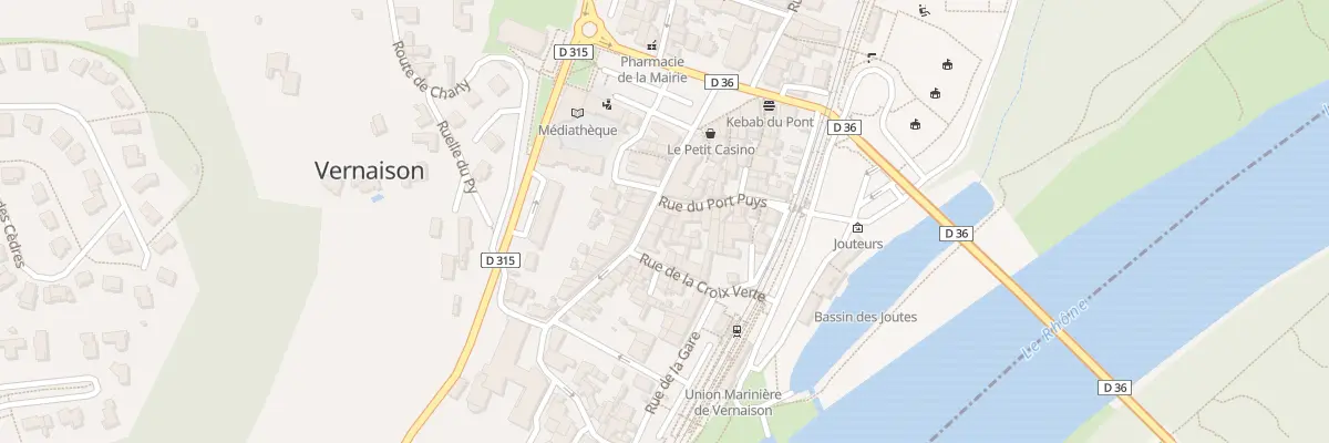 Plan du 65 Grande Rue à Vernaison