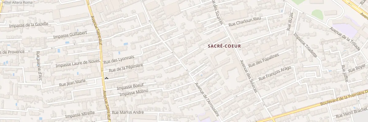 Plan du 31 Av de l’Arrousaire à Avignon