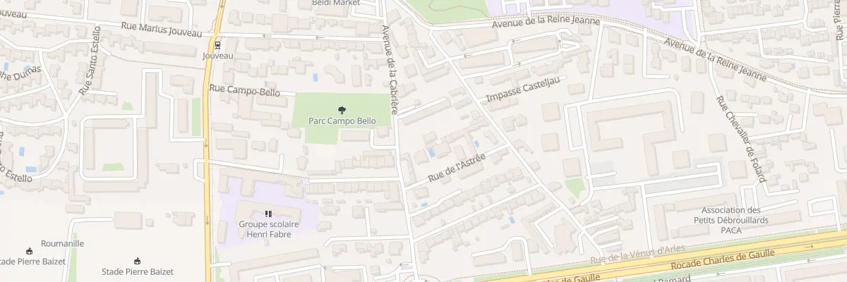 Plan du 9B Av de la Cabrière à Avignon