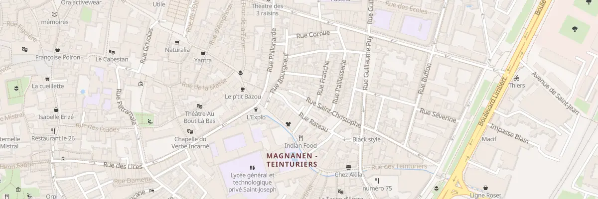Plan du 4B Rue Saint-Christophe à Avignon