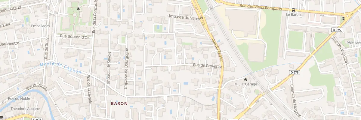 Plan du 189 Rue de Provence à Orange