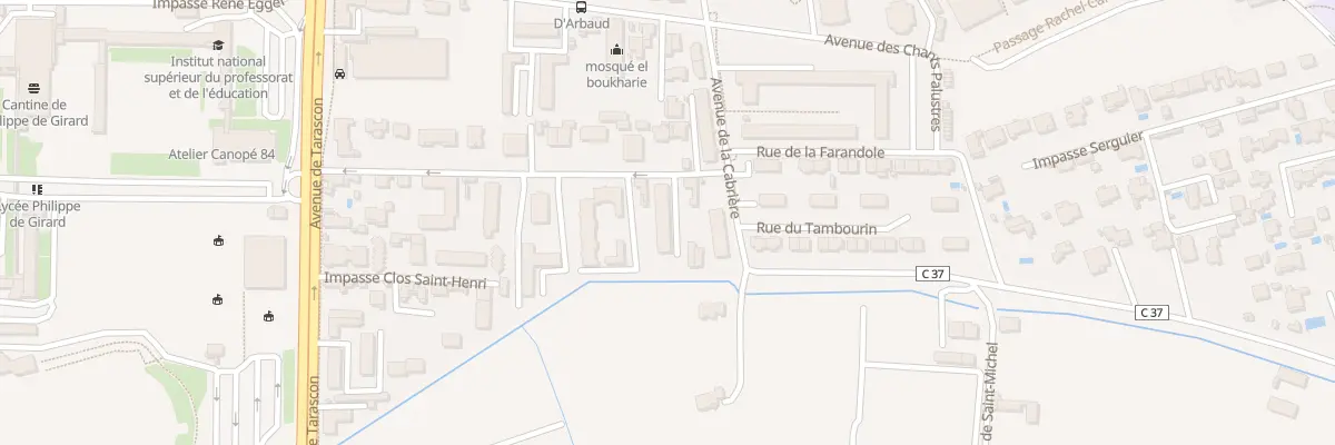 Plan du 24 Che Saint Henry à Avignon