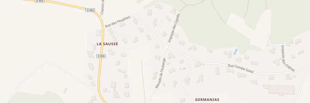 Plan du 5258 La Sausse à Valaurie