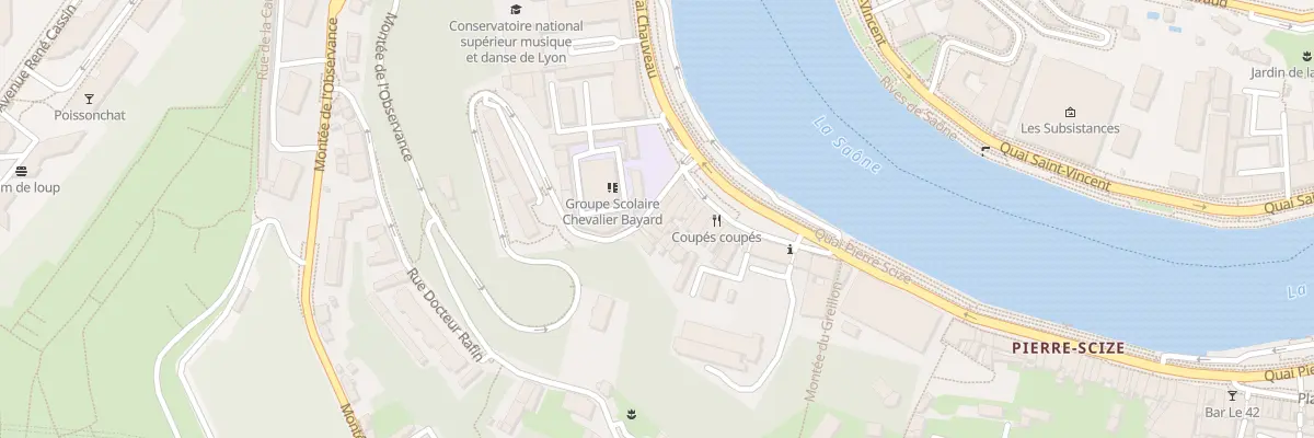 Plan du 3 Mte de l’Observance à Lyon 9e Arrondissement