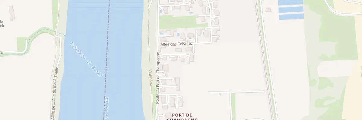 Plan du 4 All des Rainettes à Saint-Rambert-d’Albon