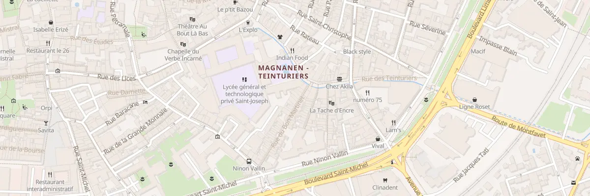 Plan du 10 Rue Bon Martinet à Avignon