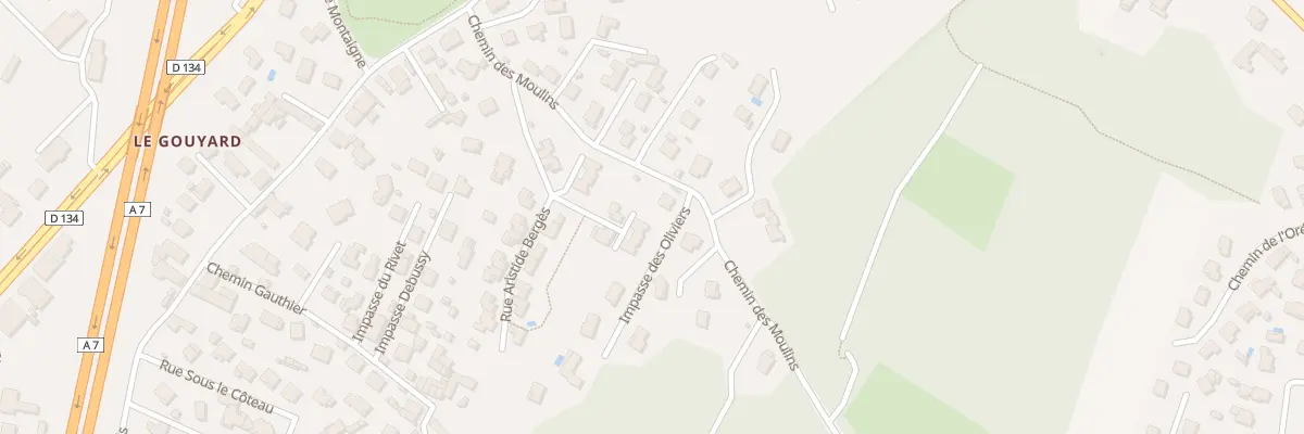 Plan du 9 Rue Aristide Bergès à Roussillon