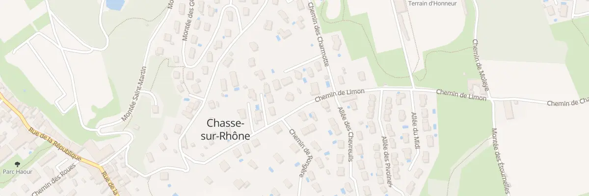 Plan du 245 Che de Limon à Chasse-sur-Rhône