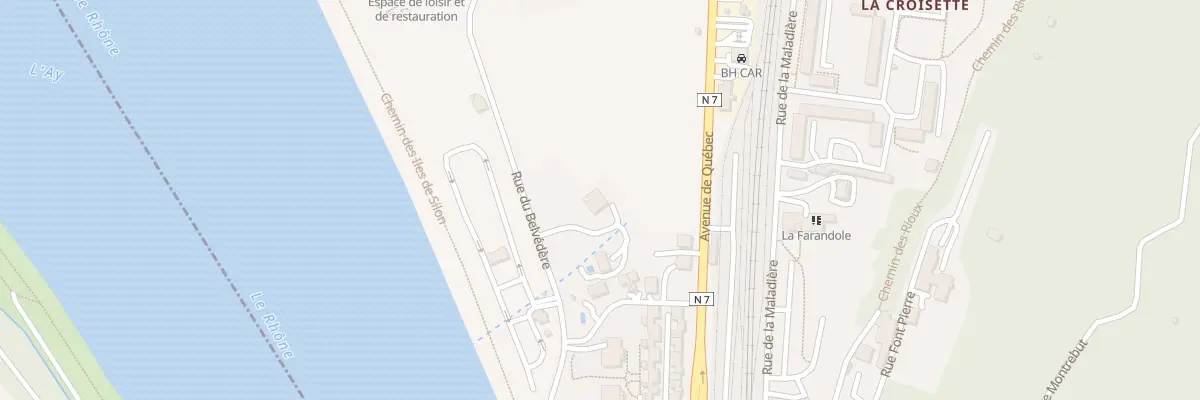 Plan du 9002 Av de Québec à Saint-Vallier