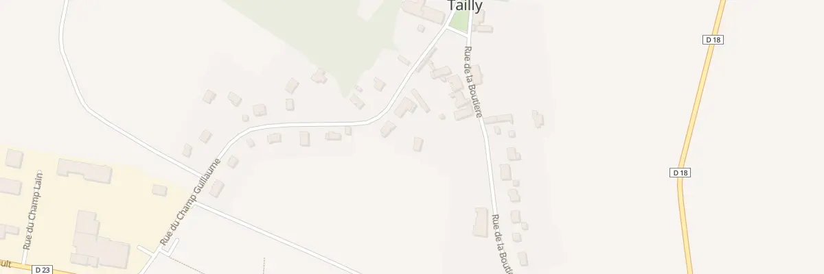 Plan du 5 Rue du Champ Guillaume à Tailly