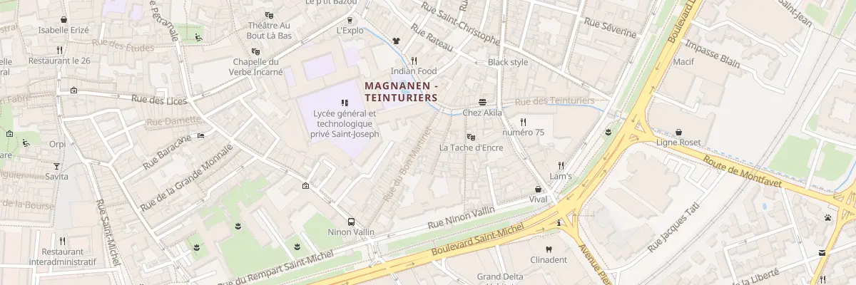 Plan du 5B Rue Bon Martinet à Avignon