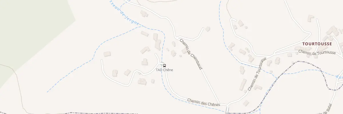 Plan du 230 Che des Chênes à Saint-Péray