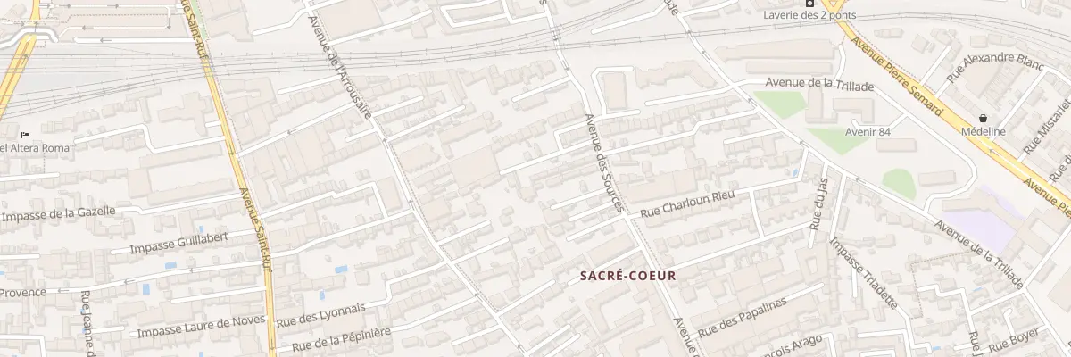 Plan du 226 Av des Sources à Avignon