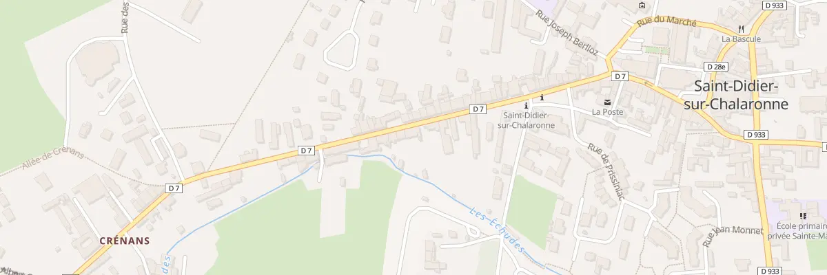 Plan du 496 Rue de Crénans à Saint-Didier-sur-Chalaronne