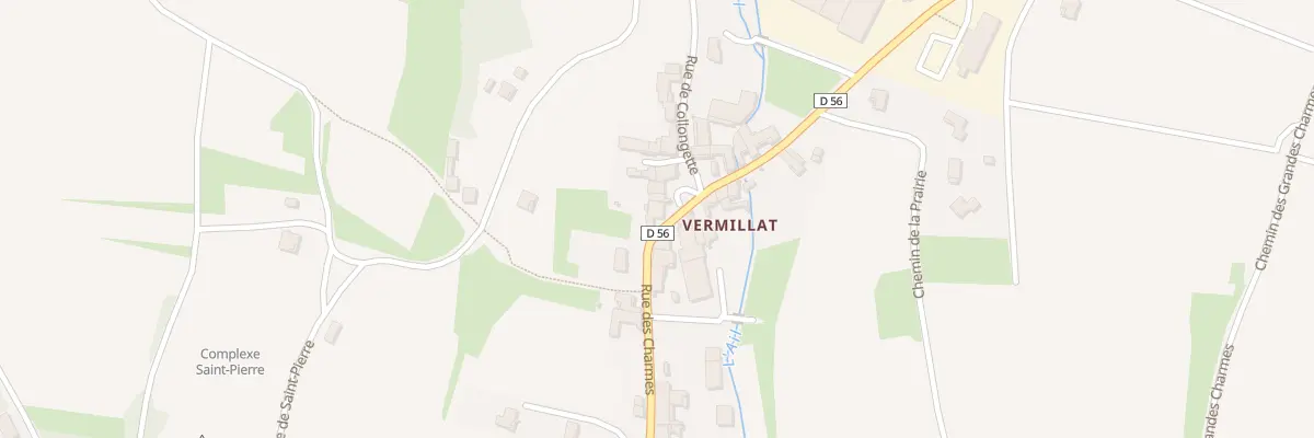 Plan du 1 Pl de Vermillat à Lugny