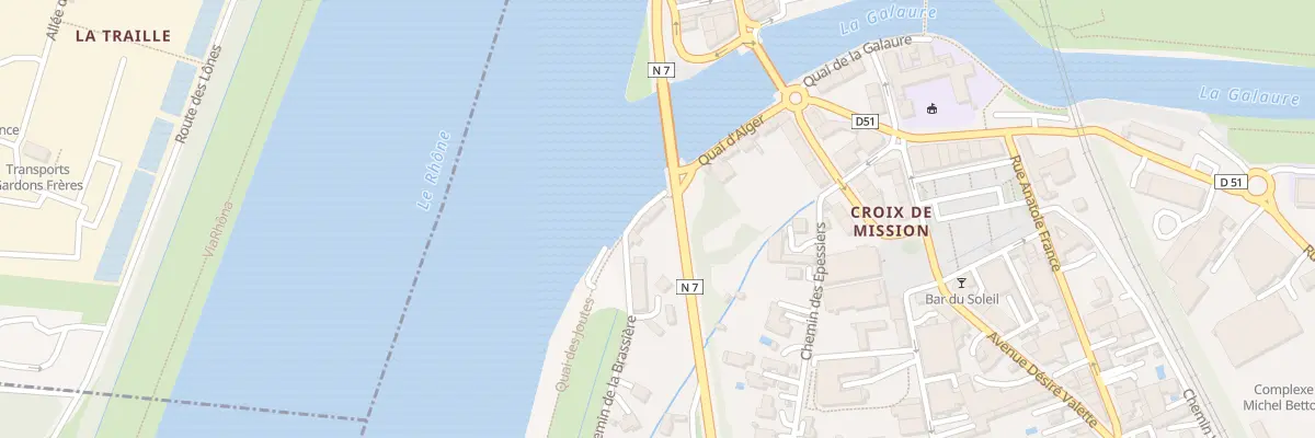 Plan du 12 Quai d’Alger à Saint-Vallier