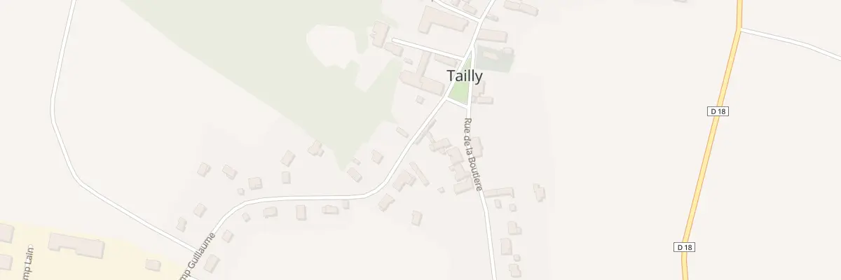 Plan du 1 Rue du Champ Guillaume à Tailly