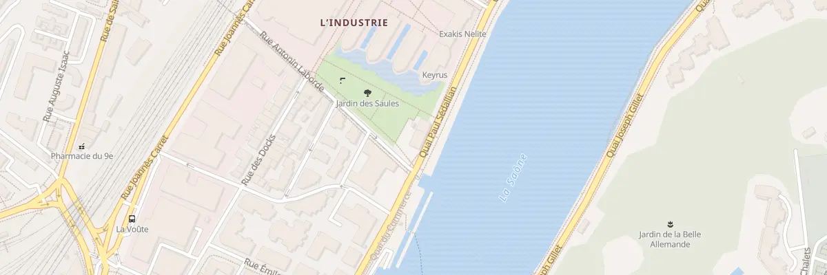 Plan du 59 Quai Paul Sédallian à Lyon 9e Arrondissement