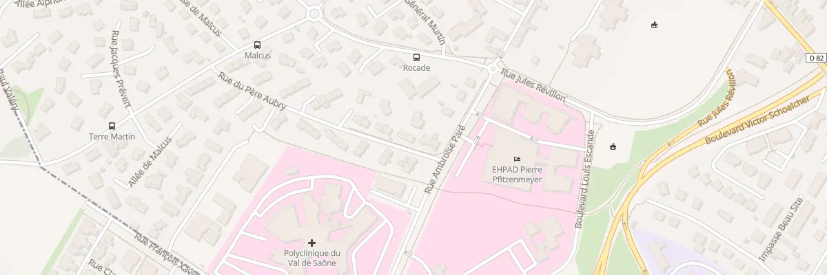 Plan du 6 Rue du Père Aubry à Mâcon