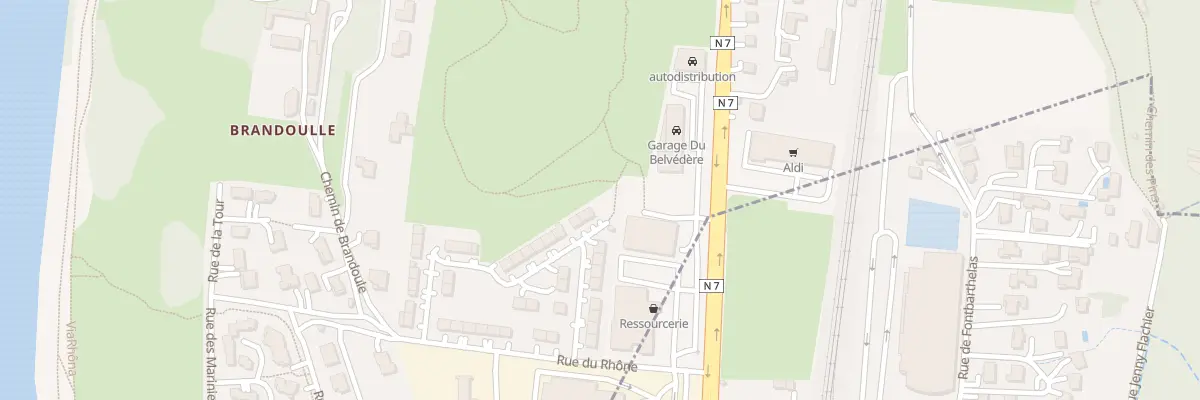 Plan du 96 Rue des Chênes à Laveyron