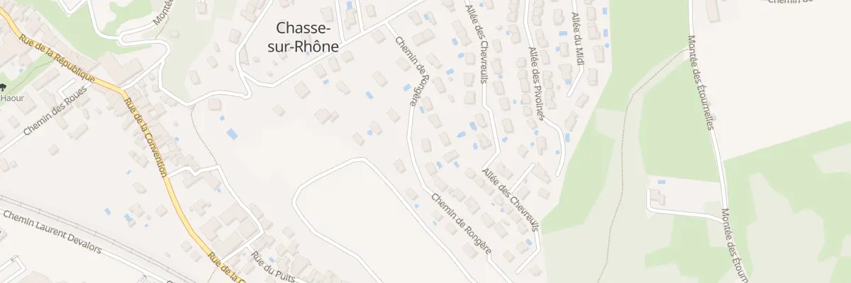 Plan du 159 Che de Rongere à Chasse-sur-Rhône