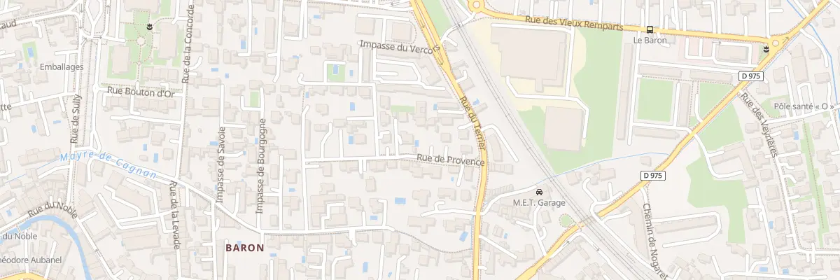 Plan du 227 Rue de Provence à Orange