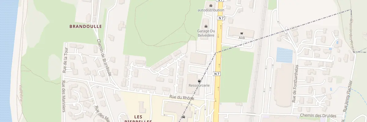 Plan du 94 Rue des Chênes à Laveyron