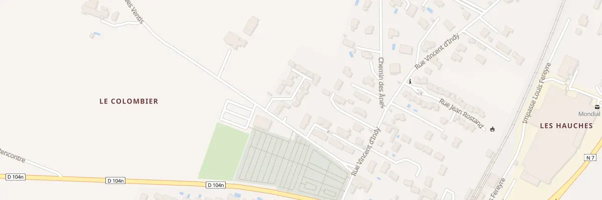 Plan du 4 Rue d eole à Loriol-sur-Drôme