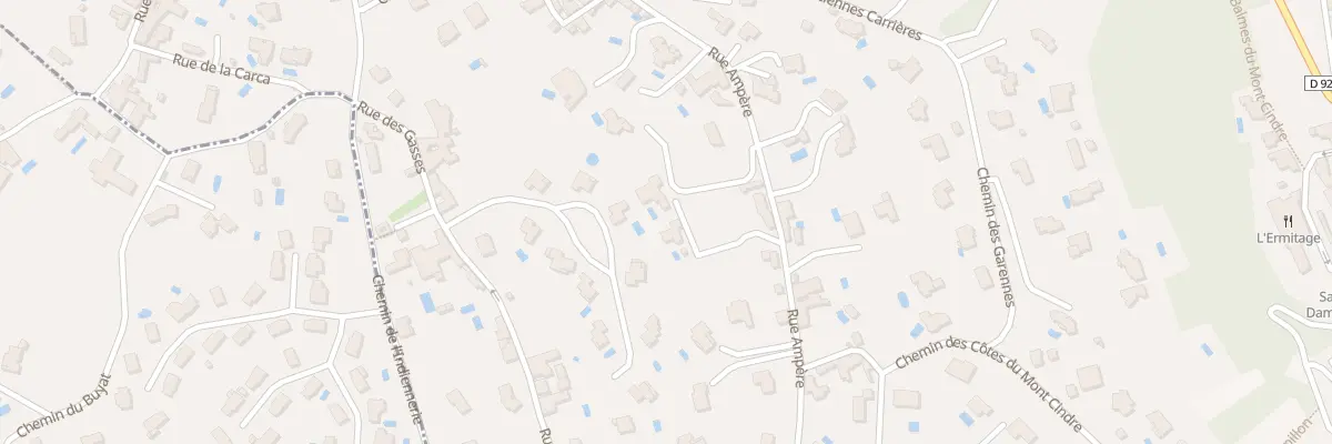 Plan du 25 Rue Ampère à Saint-Cyr-au-Mont-d’Or