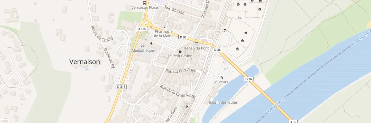 Plan du 22 Pl Port Puys à Vernaison