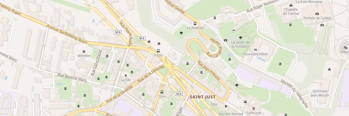 Plan du 13 Pl de Trion à Lyon 5e Arrondissement