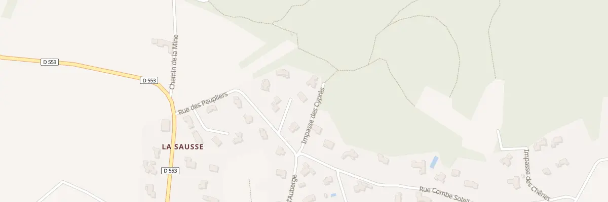 Plan du 5199 La Sausse à Valaurie