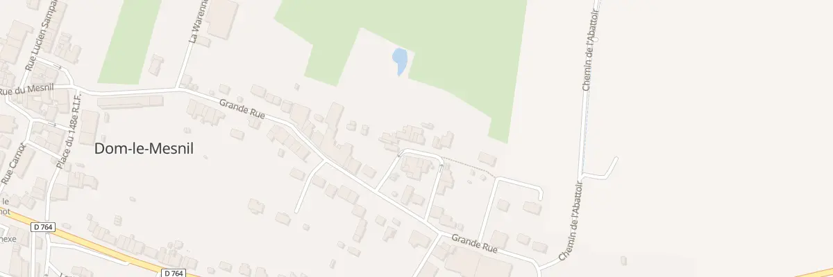 Plan du 7 Rue du Petit Mesnil à Dom-le-Mesnil