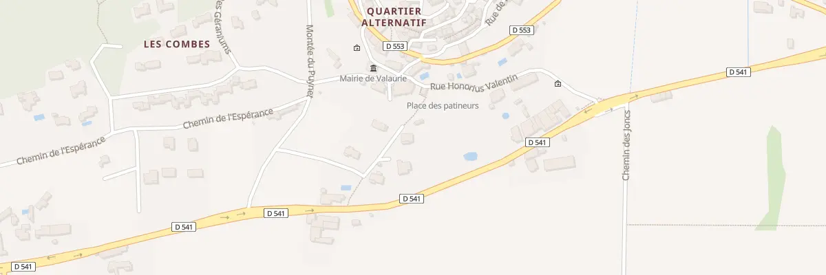 Plan du 5136 Le Colombier à Valaurie