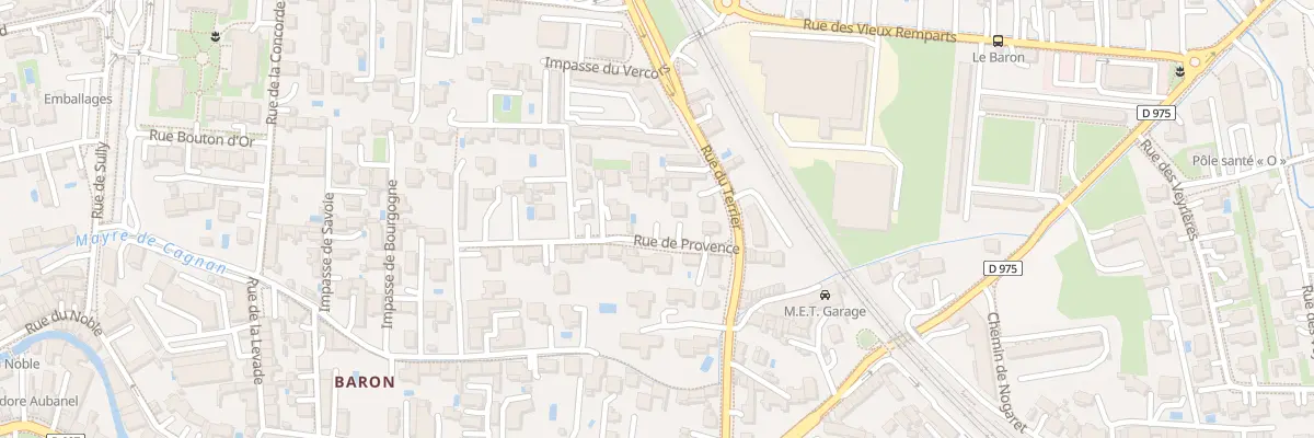 Plan du 241 Rue de Provence à Orange