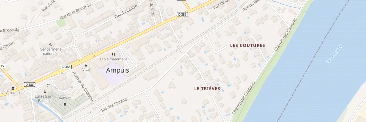 Plan du 1 Rue du Trièves à Ampuis