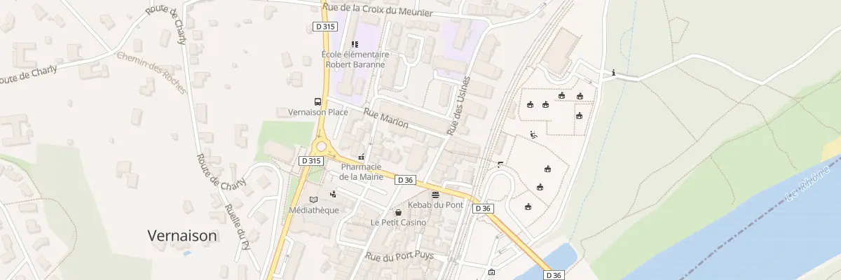 Plan du 120 Rue Marion à Vernaison