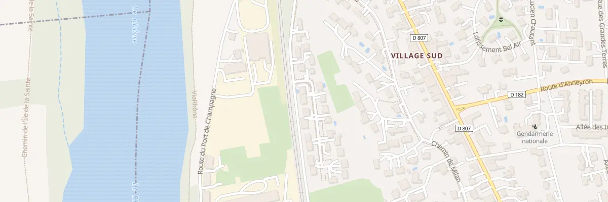 Plan du 26 Che de Baron à Saint-Rambert-d’Albon