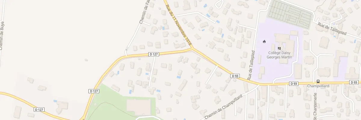 Plan du 3B Rte de Brignais à Irigny