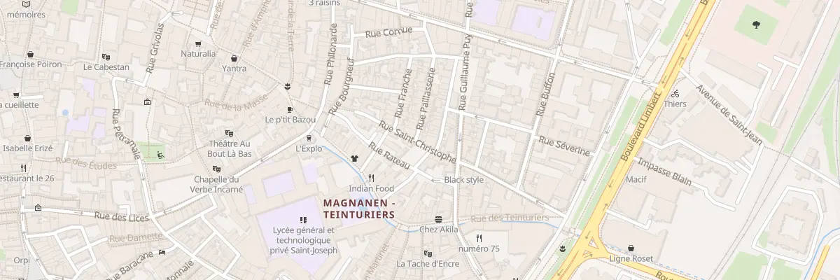 Plan du 11 Rue Saint-Christophe à Avignon